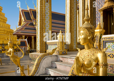 Wat Phra Kaeo Tempel in Bangkok Stockfoto