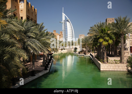 Das Burj al Arab und Souk Madinat Jumeirah, Dubai 5 Stockfoto