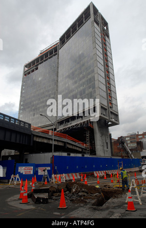 Bau auf die Standard-Hotel an der Washington Street in trendigen Meatpacking District Stockfoto