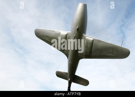 Modell von Frank Whittle Jet in Lutterworth UK Stockfoto
