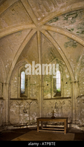 Die Kapelle Beaumaris castle North Wales UK Stockfoto