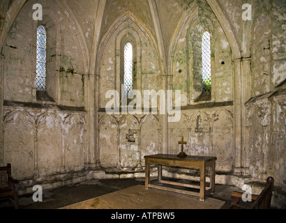 Die Kapelle Beaumaris castle North Wales UK Stockfoto