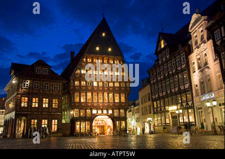 Gilden-Halle / Hildesheim Stockfoto