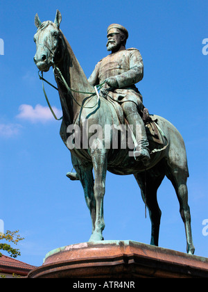 Reiterstandbild / Darmstadt Stockfoto