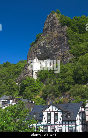 Rock-Kirche / Idar-Oberstein Stockfoto