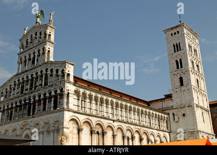 Kirche San Michele in Foro Lucca Toskana Italien Stockfoto