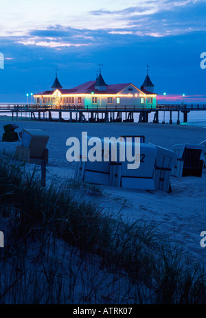 Seebrücke / Ahlbeck Stockfoto