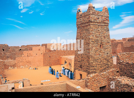 Freitag in Chinguetti Moschee beten Stockfoto