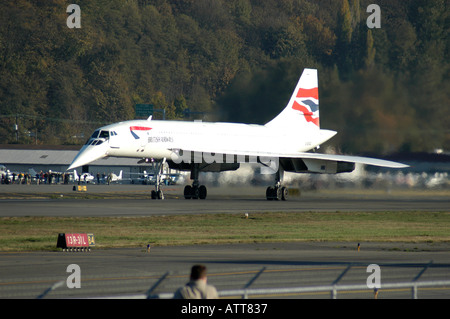 Concorde letzter Flug in Seattle Washington USA Stockfoto