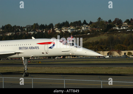 Concorde letzter Flug in Seattle Washington USA Stockfoto