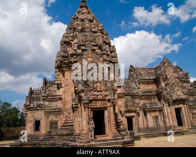 die Khmer Tempelruinen in Phanom Rung historischer Park in Thailand Stockfoto