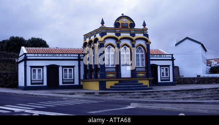 Imperio traditionellen Denkmal in Praia da Vitoria auf der Insel Terceira auf den Azoren Stockfoto