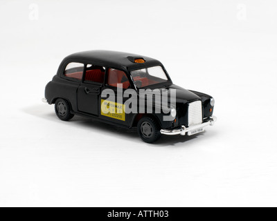 Schwarzes Taxi Cab Souvenir aus London Stockfoto