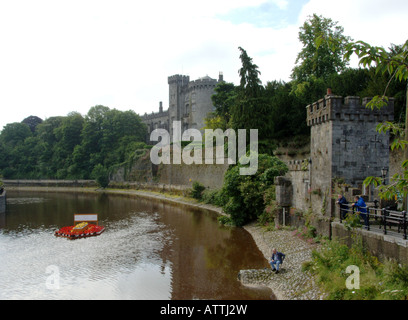 Kilkenny Castle und Stadt Wände Kilkenny Stadt Co Kilkenny Www Osheaphotography com Stockfoto