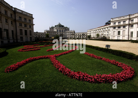 Turin Palazzina di Caccia di Stupinigi ehemaligen Savoy Jagdschloss vom Architekten Juvarra entworfen Stockfoto