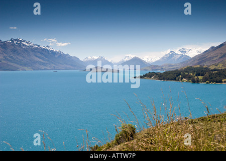 Upper Lake Wakatipu Blick in Richtung Glenorchy Stockfoto