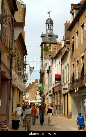 Das Stadtzentrum von Nuits Saint Georges Frankreich Europa Stockfoto