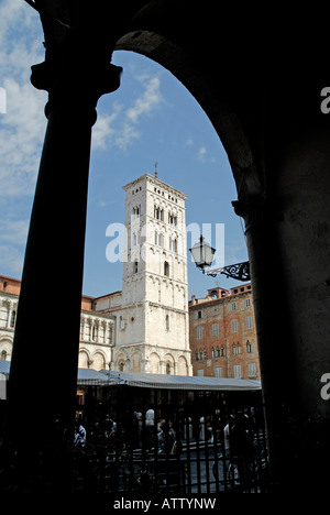 Kirche San Michele in Foro Lucca Toskana Italien Stockfoto