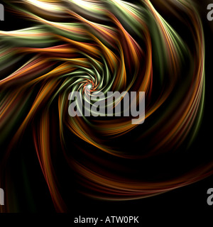 Abstrakte Fraktalbild ähnlich einer Spirale Blume Stockfoto