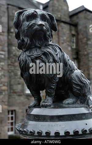 Die Greyfriar Bobby Statue in Edinburgh, Schottland Stockfoto