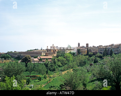 SIENA Toskana Italien Europa kann Siena Skyline von Basilika San Francesco Stockfoto