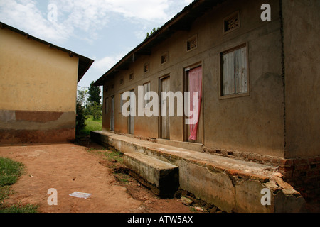 Stabsquartier in einer ländlichen Schule in Iganga, östlichen Uganda Stockfoto