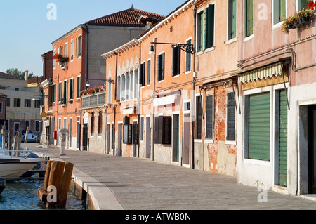 Straße in Murano Stockfoto