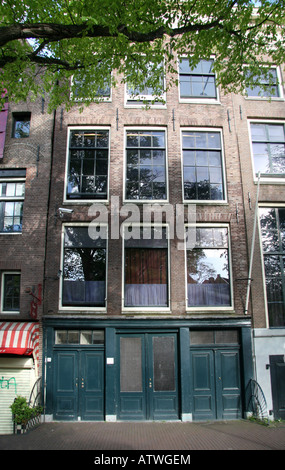 Das Anne Frank Haus in Amsterdam, Niederlande. Stockfoto