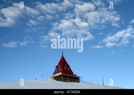 Maha Rani Tempel, Gulmarg, Kaschmir, Indien Stockfoto