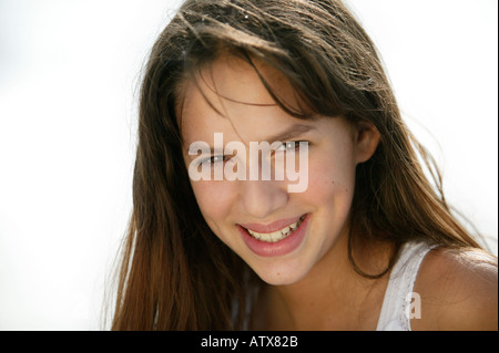 Porträt der jungen Frau Stockfoto