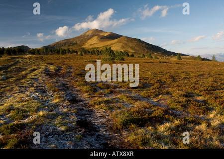 Port de Pailheres weitergeben östlich von Ax Les Thermes französischen Pyrenäen Moorland frostigen Morgen Stockfoto