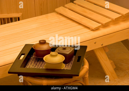 Sauna I Pioniere Hotel Val di Luce Abetone Toskana Italien Stockfoto