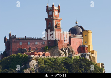 Palácido Nacional da Pena Sintra Portugal Stockfoto