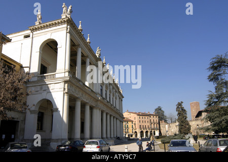 Palazzo Chiericati und die Piazza Matteotti Vicenza-Italien Stockfoto