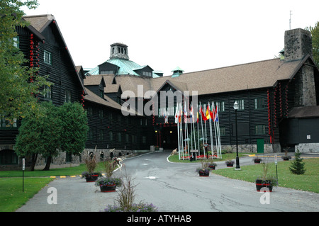 Montebello Hotel and Conference Centre, Quebec, Kanada. Stockfoto
