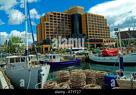 Grand Chancellor Hotel an der Uferpromenade von Hobart Tasmanien Australien Stockfoto