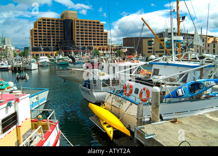 Grand Chancellor Hotel an der Uferpromenade von Hobart Tasmanien Australien Stockfoto