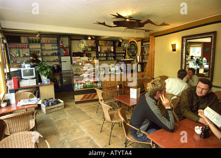 DIE JUCKENDE FÜßE TRAVEL SHOP UND CAFE IN BARTLETT STREET BAD UK Stockfoto