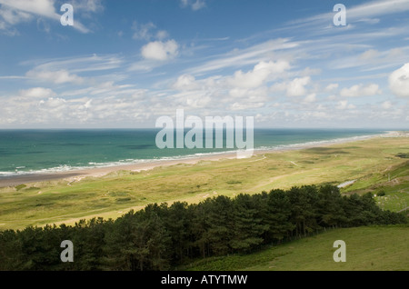 Cardigan Bay, Aberdovey mit Blick auf den Golf links Stockfoto