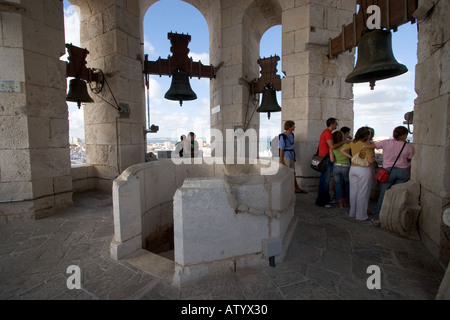 Bell Turm der Kathedrale von Nueva Cádiz Spanien Stockfoto