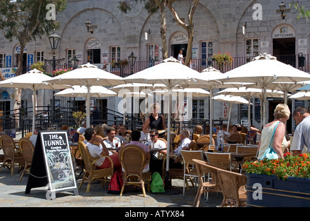 Grand Kasematten Square Gibraltar Stockfoto