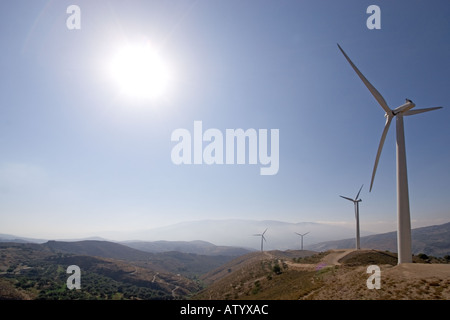 Wind-Generatoren-Spanien Stockfoto