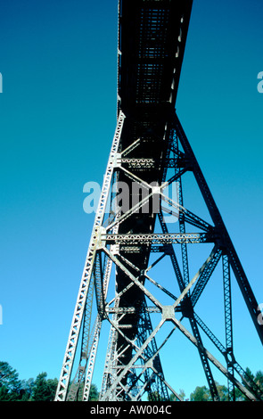 Mohaka Viadukt höchste Eisenbahn-Viadukt in Australasien 95 Meter über dem Fluss Neuseeland Stockfoto