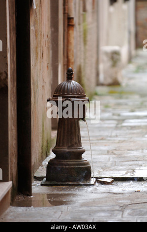 Gebäude und Bewohner von Murano Insel Venedig Italien Stockfoto