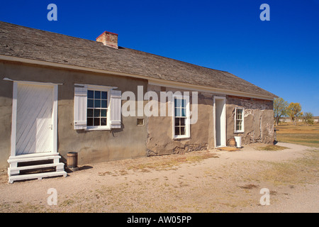Die Post-Händler Lagern bei Fort Laramie Fort Laramie National Historic Site Wyoming Stockfoto