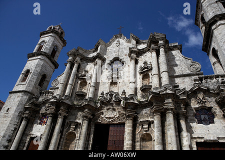Kathedrale de San Cristobal De La Habana, Havanna-Kuba Stockfoto