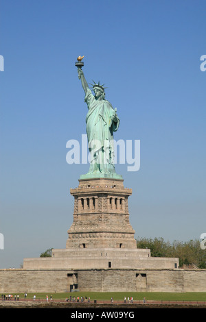 Die Statue of Liberty, Liberty Island, New York. Stockfoto