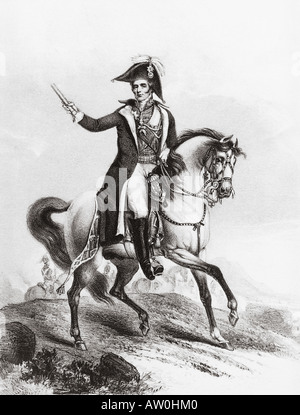 1. ARTHUR WELLESLEY Herzog von Wellington 1769 bis 1852 - eine zeitgenössische Gravur Stockfoto