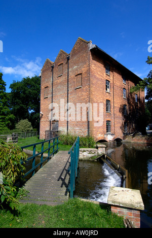 Letheringsett Wassermühle Norfolk england Stockfoto