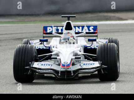 Christian KLIEN im BMW Sauber F1 08 Rennwagen während der Formel-1-Test-Sitzungen, im Februar 2008 Stockfoto